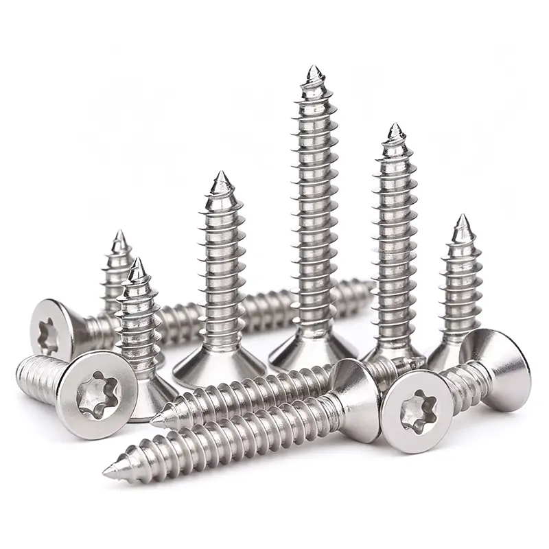 ASME B18.6.3 Torx Countersunk sui Tapping stupra