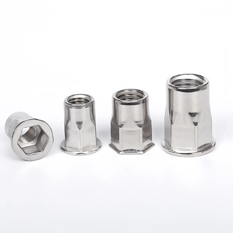 Flat Caput Hexagonal Rivet Nut
